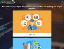 Tablet Screenshot of frontierit.com